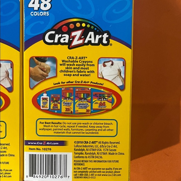 ⚡️⚡️⚡️48 Washable Crayons - Bright Colors 2 boxes - Picture 5 of 6